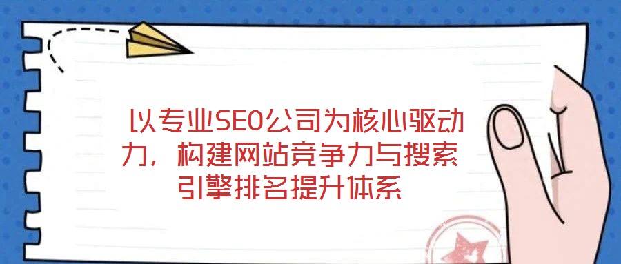  以專業SEO公司為核心驅動力，構建網站競爭力與搜索引擎排名提升體系