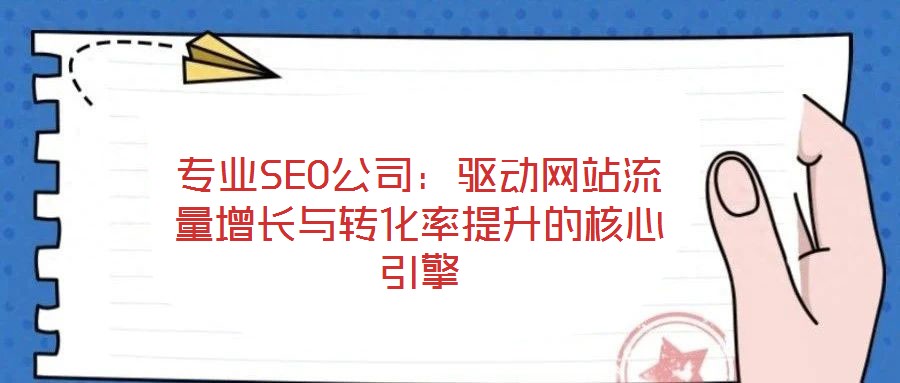 專業SEO公司:驅動網站流量增長與轉化率提升的核心引擎